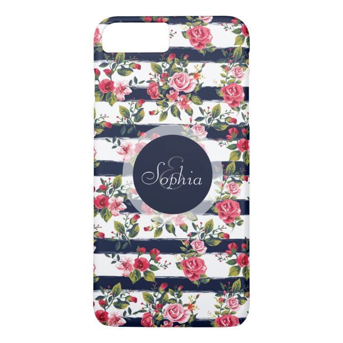 theCasePlus's tweet photo. #Girly #vintage #roses #floral watercolor stripes iPhone 7 plus case #iphone #iphonecase . Shop now: https://t.co/DS5bQjhrKE https://t.co/v6Pz2k0LUd