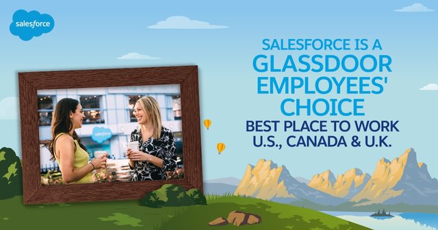 ameliaemails's tweet photo. Happy to work at Salesforce, named a Glassdoor Employees’ Choice Best Place to Work in the U.K., Canada, and the U.S. https://t.co/gbLKlxjwS0 https://t.co/met7AJ704v
