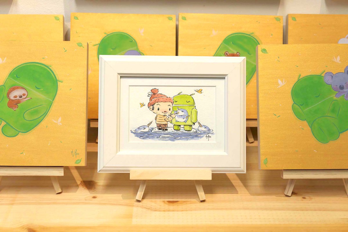 MartinHsu's tweet image. My Google Holiday Show opens today at 5pm. Bundle up and join us at Googleplex! martinhsuart.blogspot.com/2017/10/google… #AndroidandMe