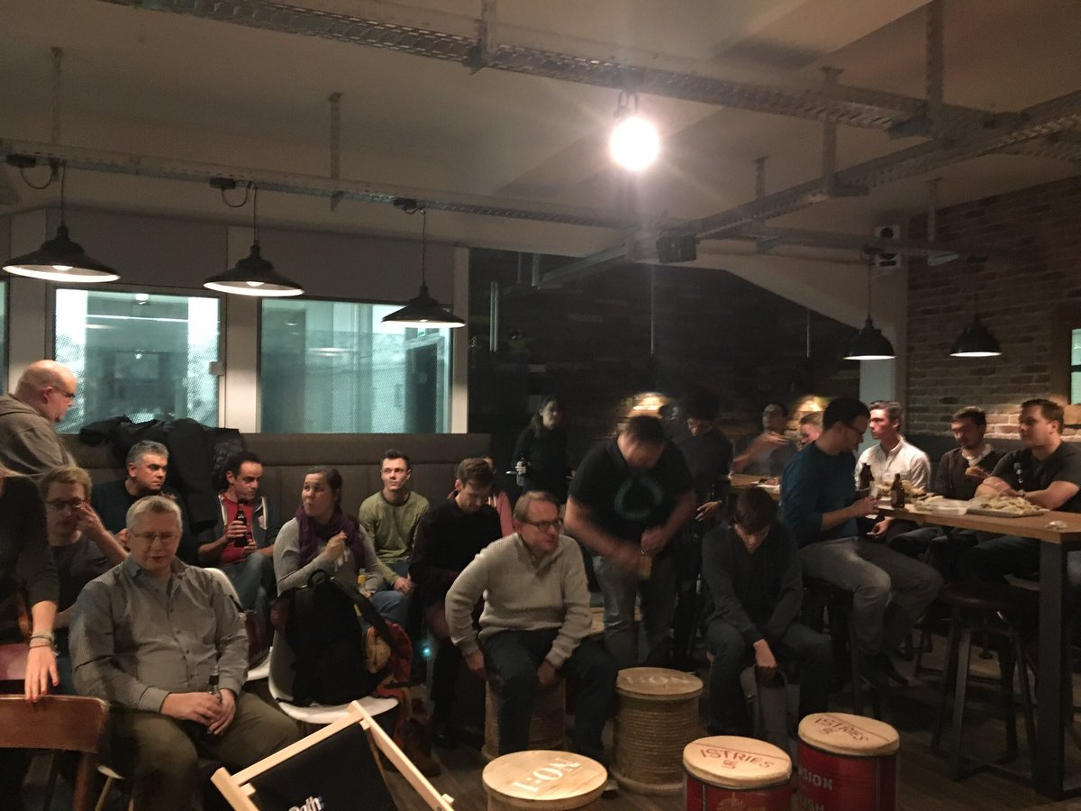 #pottjs goes Düsseldorf to <a href="/add2de/">add2 GmbH</a> is about to start. Greetings to  our friends <a href="/angular_berlin/">Angular Berlin</a> 👋