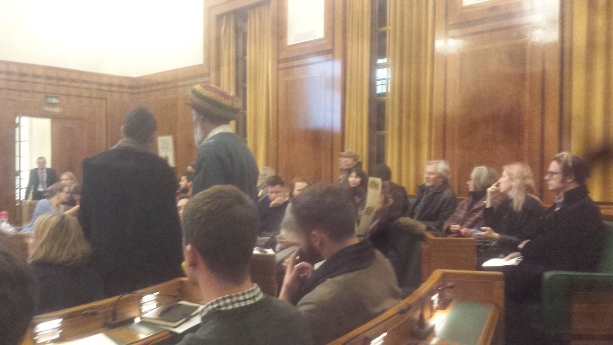 alastairis's tweet image. The @hackneycouncil main chamber is filling up with the community who say unanimously: &quot;#PassingCloudsForever&quot;. Hope it&apos;s not all sewn up already. #democracy