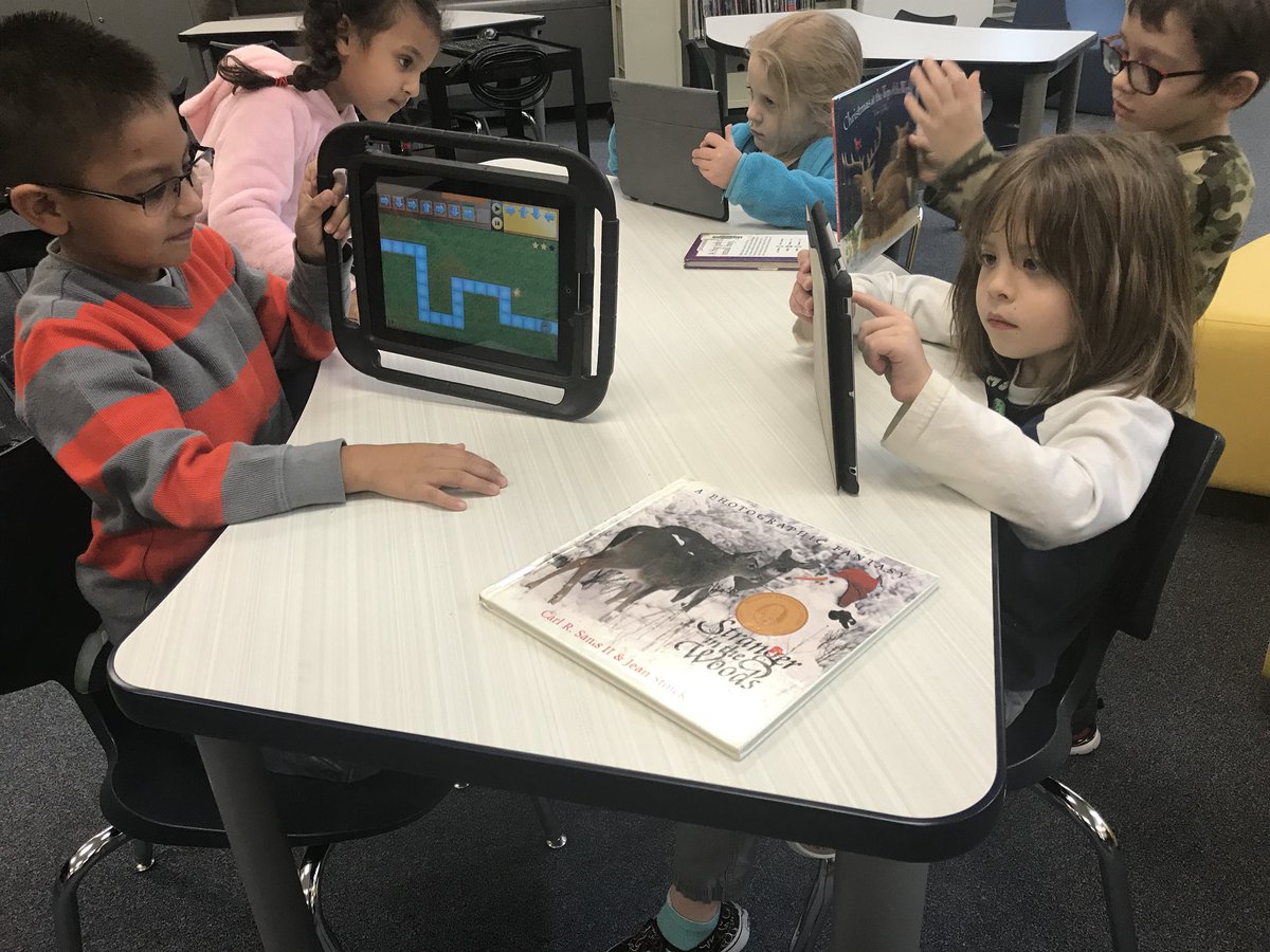 Code,code, kinder likes to code #weAreMcNeil , #HourofCode , #mcneilelem