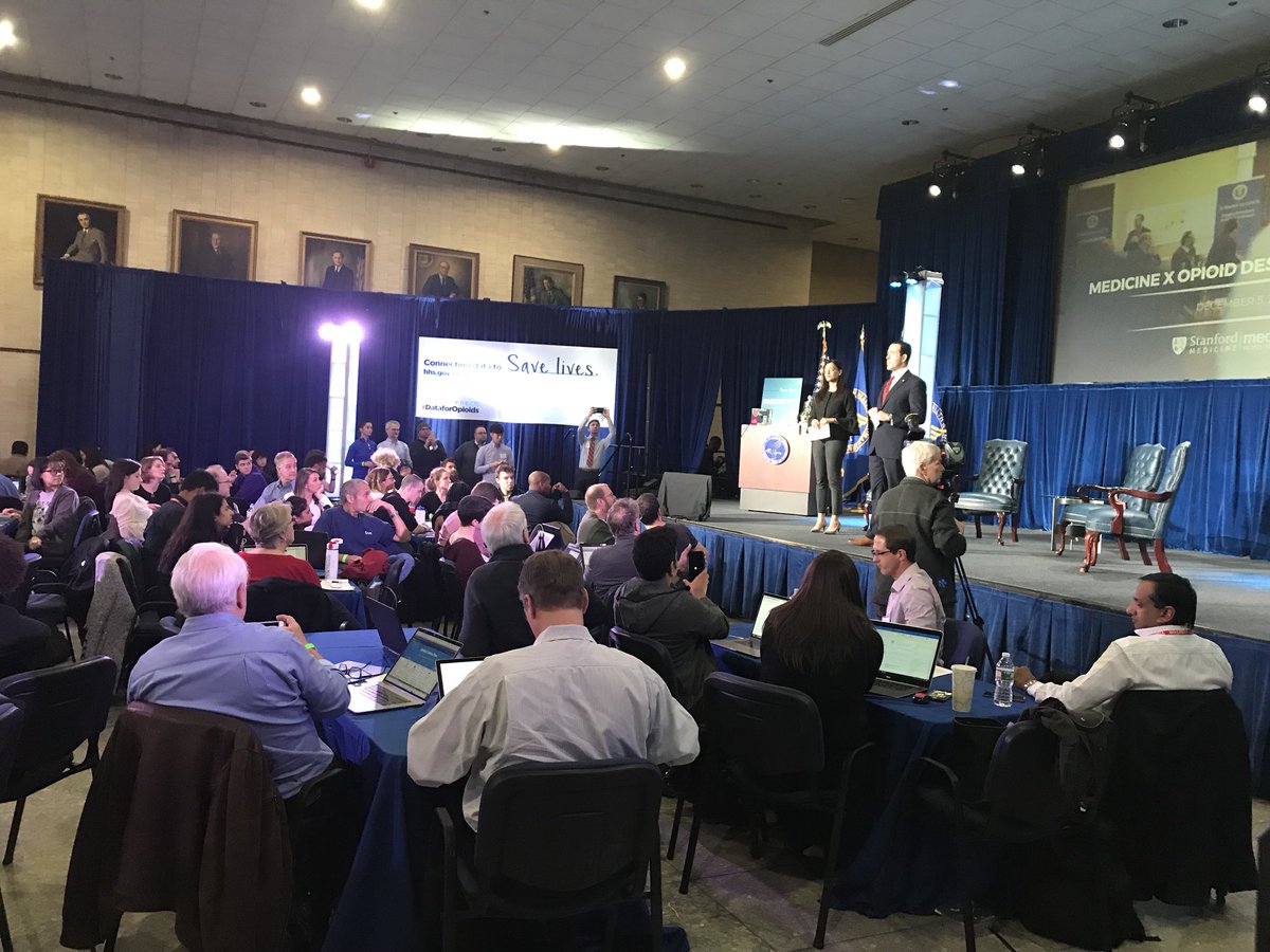 ProstheticMedic's tweet image. HHS #DataforOpioids Code-a-Thon getting started. #MEDX