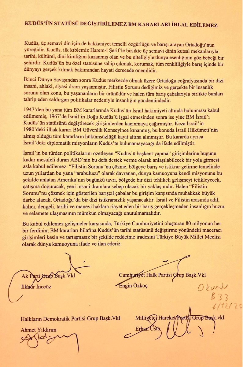 Kudüs Müslümanlarındır...
#KudüseSahipÇık #KudusKırmızıCizgimizdir #TBMM