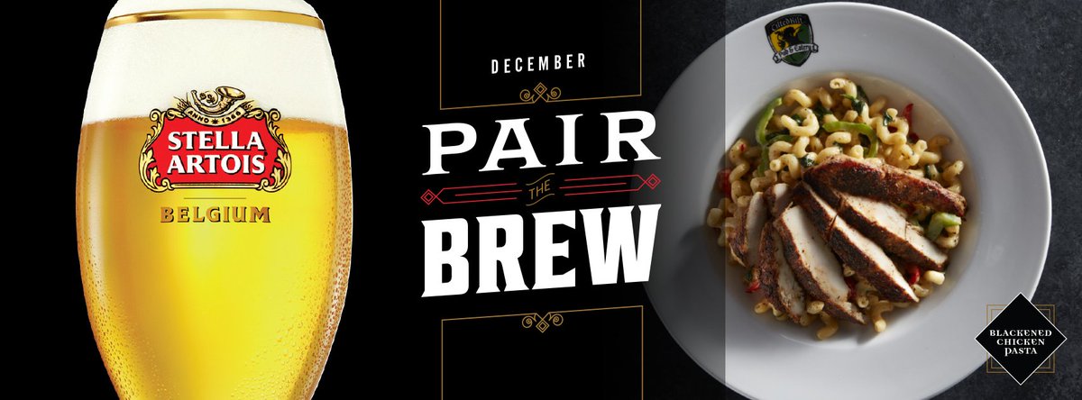 TiltedKiltPub's tweet photo. The compliment of @StellaArtois can make a great dish even better. #PairtheBrew #TiltedKilt https://t.co/2xKprR88tV