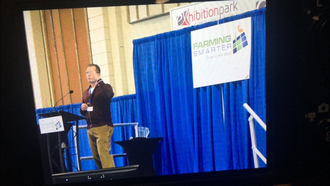 senatrstanford's tweet photo. @Agronomydoc speaking @FarmingSmarter conference in Lethbridge #yql about Good agronomy and Winter Wheat for sustainability and income #FSC17 https://t.co/vnIHcrcvl1
