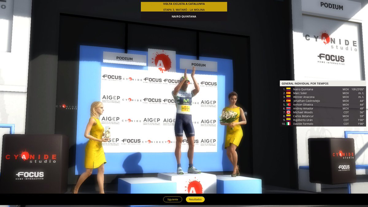 Alpe__dHuezCT's tweet photo. Volta a Catalunya, 3

- Victoria de Ilnur Zakarin. Sin apenas diferencias, pese a pasar tres puertos
- Víctor de la Parte 14º, mejor Alpe d'Huez

5 A.Navarro +14 (Líder puntos)
13 I.Plana
17 M.Nieto
18 J.Sánchez
20 D.Molina
37 I.Trujillo +58
38 J.Basajaun
98 L.Contador +3:26 https://t.co/8VS1p3itNN
