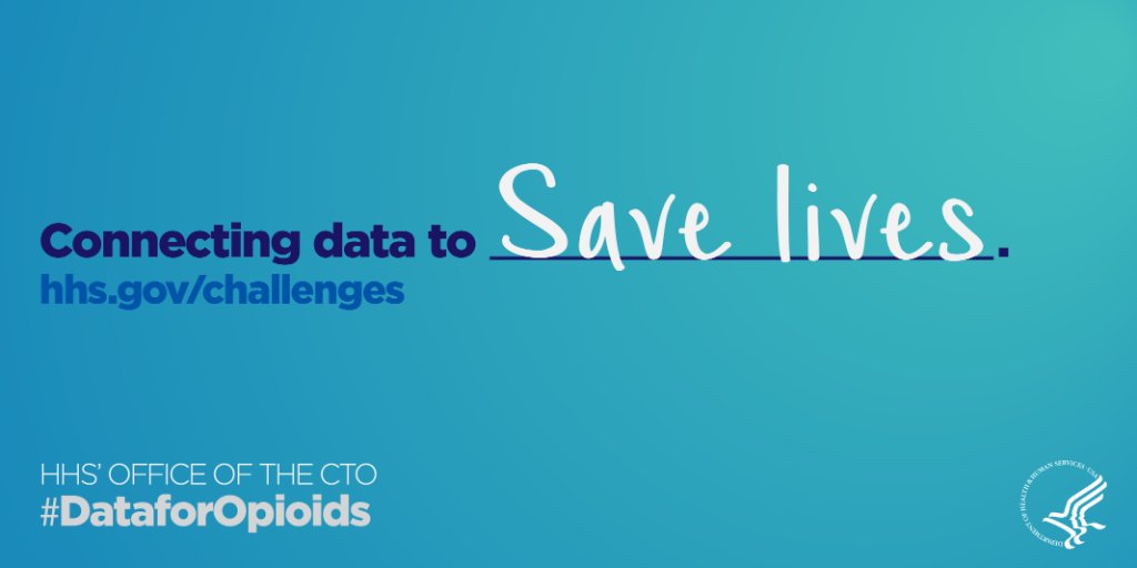 HHSGov's tweet image. The #HHS Opioid Code-a-Thon starts now! Teams will have 24 hours to use data &amp;amp; tech to develop innovative solutions to address the #opioid epidemic &amp;amp; save lives. Follow #DataforOpioids for updates. Learn more: bit.ly/2gthGXh