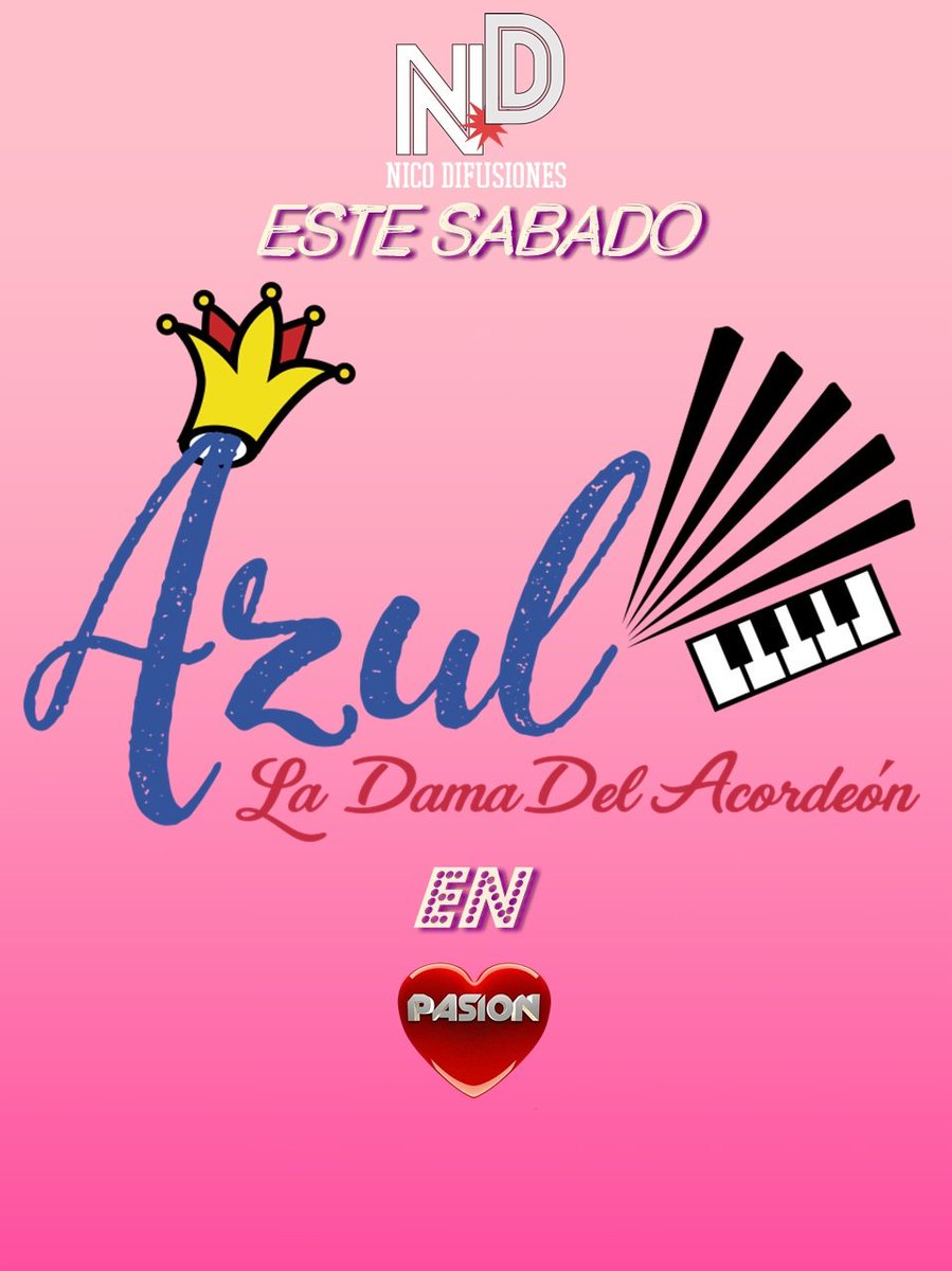 soyazulcarrizo's tweet photo. Hola amiguis este Sábado me presento en @PasionOriginal  con toda mi banda ♡ Gracias a todos ♡Los espero ♡ ♡ Los quiero ♡ https://t.co/30WZZEmFMO