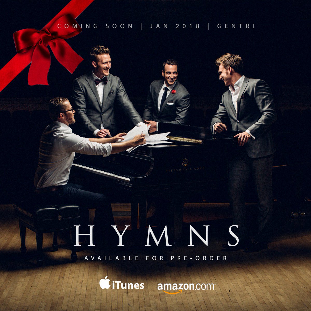 GENTRImusic's tweet image. We're excited to announce the pre-order for our brand new album "Hymns" (available Jan 12 on iTunes, Amazon &amp;amp; Deseret Book). 

We're also excited to announce the release of the first single from the album Be Still My Soul, available now on iTunes and Apple Music.