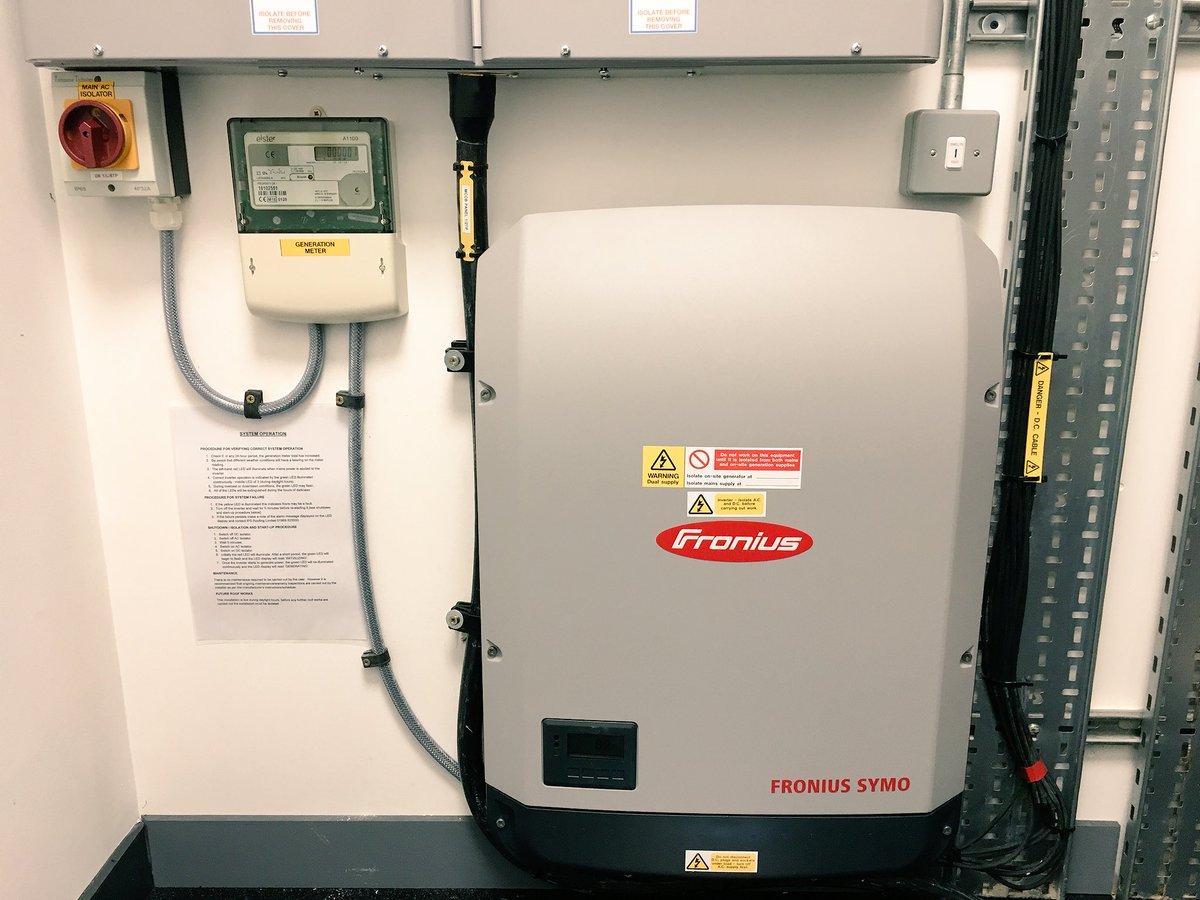 ips__group's tweet image. Another PV system commissioned today with #Fronius inverter connected to #solarweb so the end user can monitor the system performance .