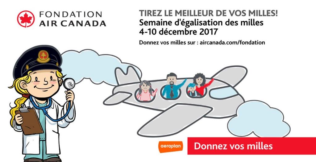 AirCanada's tweet photo. RT @EnfantSoleil Ensemble, transportons plus d'enfants malades vers des centres spécialisés. Vos dons de milles sont présentement doublés par notre partenaire, la Fondation @AirCanada! Donnez vos milles sur : https://t.co/7uPvlG1hFk #PTH2017 https://t.co/oCLf4JBOP5