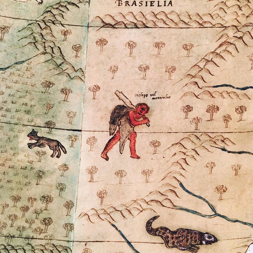rumseymapcenter's tweet photo. Animal style
[Map of the World] / Urbano Monte [Monti], [Milan]: 1587 #davidrumseymapcollection #manuscriptmaps #mythsinmaps #animalsinmaps #cyclopsinmaps  #mapsaremorethanmaps @regularlittlewings why does this remind me of u?! Not like OF u, just like I think you’ll appreci… https://t.co/usx2dnam2h