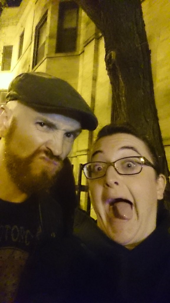 Staticling's tweet photo. @thescript #WhenIMetTheScript mark and I made funny faces https://t.co/wWL1udeL6U