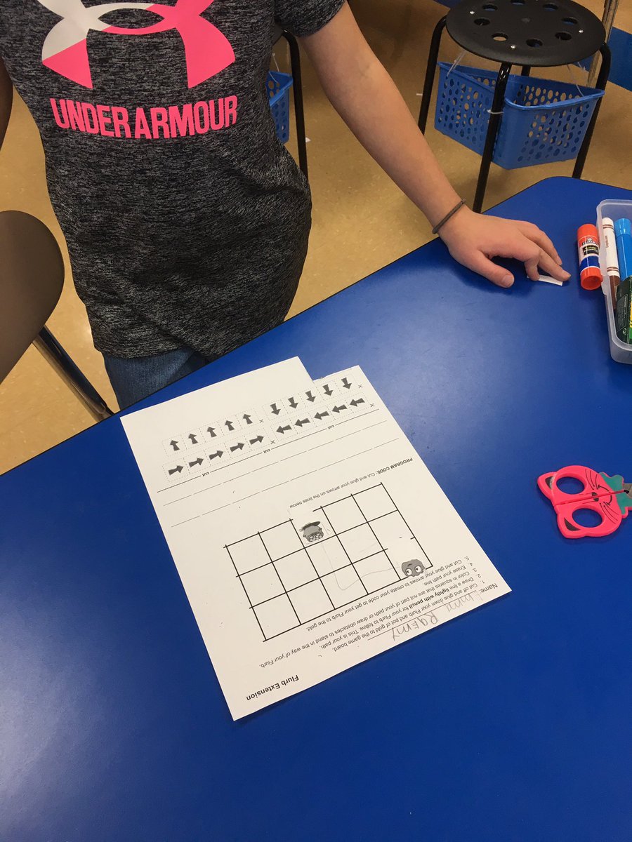 MrsDaubenspeck's tweet image. #GESPride #weekofcode making our own code