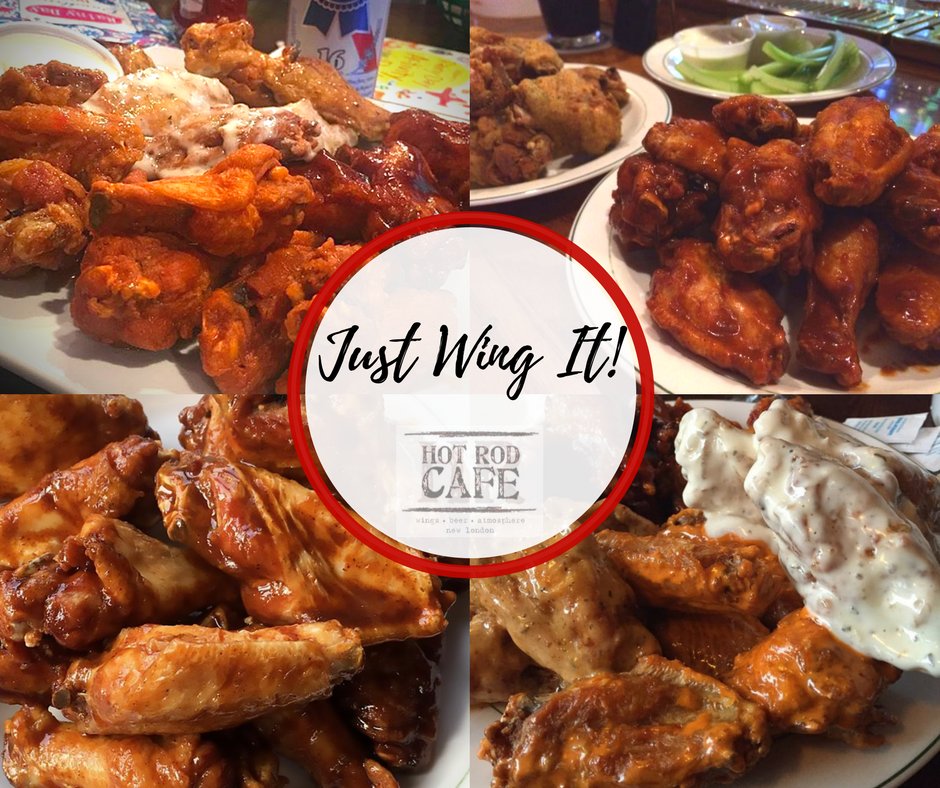 HotRodCafeNL's tweet photo. It's always a good day for wings, wing special 4-6pm! #HotRodCafe #NewLondon #EatLocal #Wings #Beer #Atmosphere https://t.co/yitPK90oXT