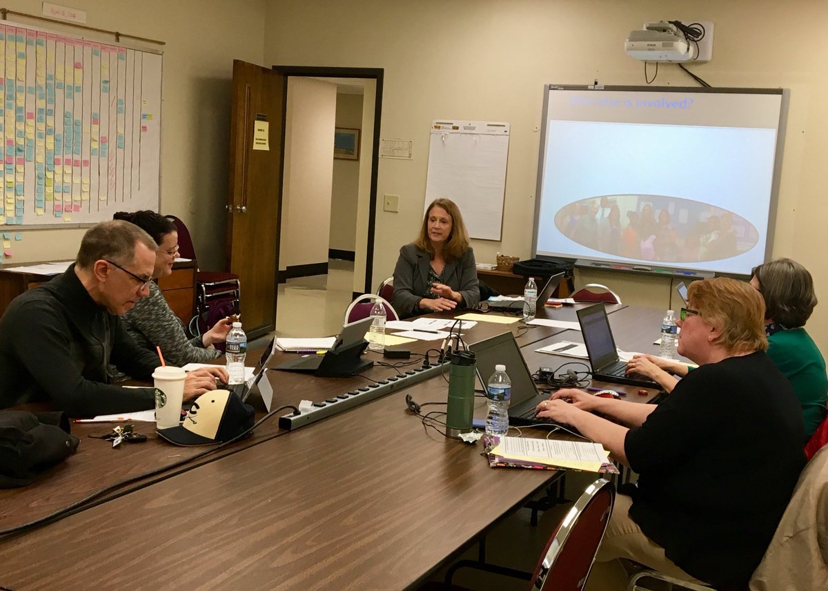 jibost's tweet image. Brainstorming ways to help students make the transition to middle and high school! #absscorefour #abssweb