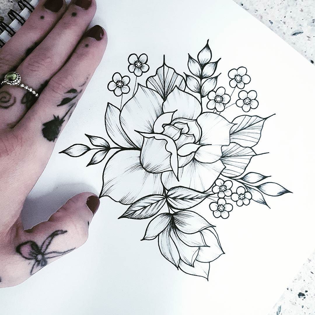jherellejay's tweet photo. Thought I'd do something a bit different today and draw some flowers 😛 _________________ #floral #illustration #botanical #tattoo #design #blackwork #femaletattooist #feminine #girlytattoos #girlswithtattoos #fineliner #linedrawin… https://t.co/GyRtUOc8OD https://t.co/9Rl7e3OcLC
