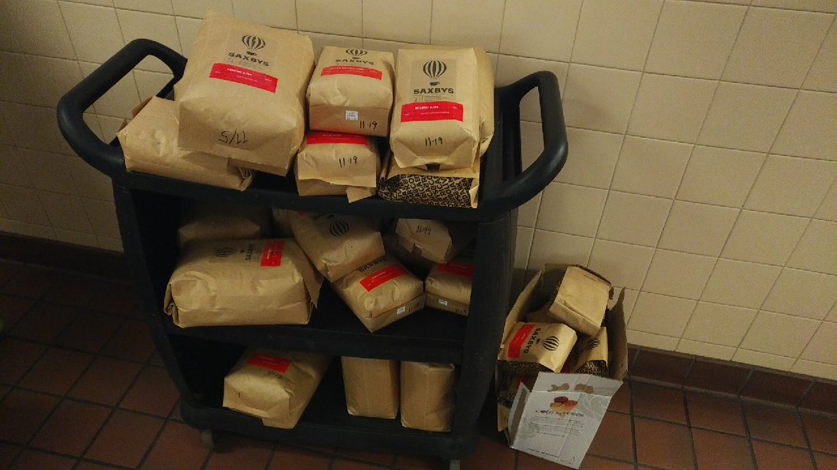 We give a huge shout out and thanks to <a href="/Saxbys/">Saxbys</a> coffee for donating all of this coffee and a coffee grinder for us to start serving coffee during the Advocate Cafe.  Thank You! Come grab coffee and lunch Mon-Fri 12pm-2pm. #advocatecafe #northphilly