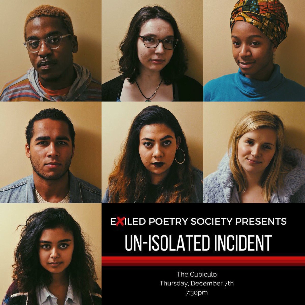 We're ready. Are you? 

Tomorrow. Cubiculo. 7:30PM.