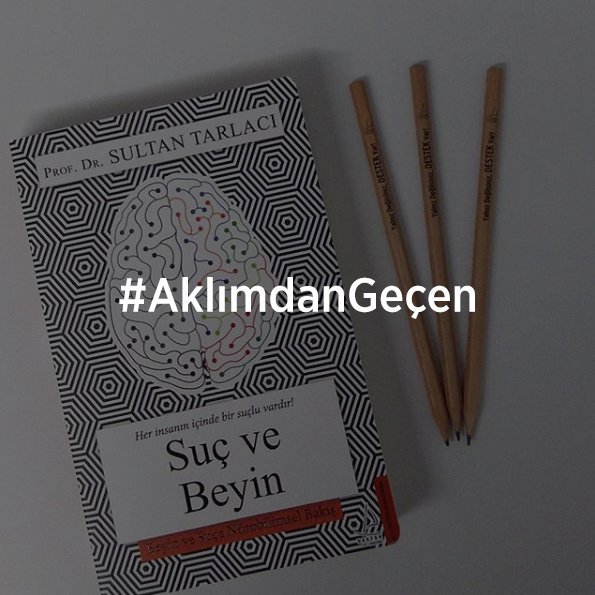 Bu tweet'i RT et! 
#AklımdanGeçen etiketiyle tweet atanlar arasından seçilen okurlarımıza <a href="/TarlaciSultan/">SULTAN TARLACI 🦋</a> 'ın SUÇ VE BEYİN kitabını hediye ediyoruz. <a href="/ciftpelin/">Pelin Çift</a>