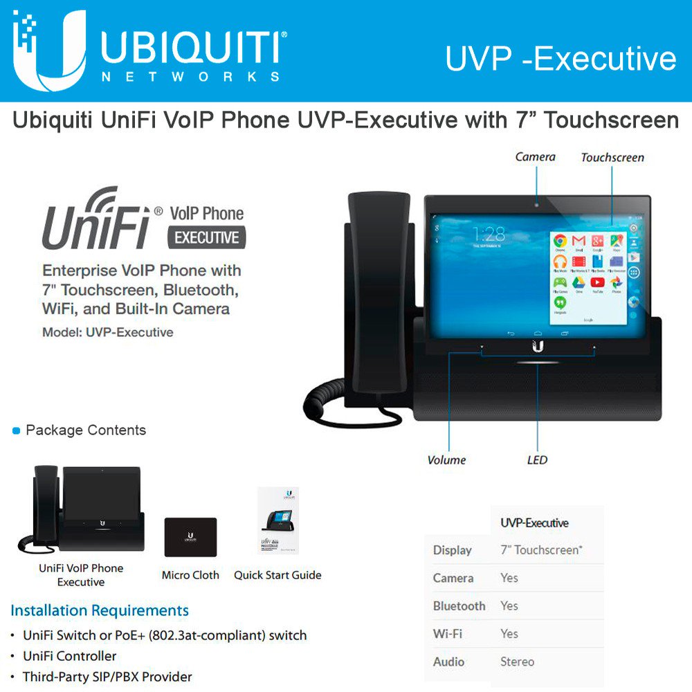 FlytecCompUSA's tweet photo. biquiti UVP-Executive UniFi Voip Phone Powered by Android, Your price: $399.00
https://t.co/e07QFbgfzj
#Voip #phone #phones #voip2day17 #videophones #Bluetooth #WiFi #SmallBiz #SmallBusiness #SmallBusinesses #SmallBizSat #SmallBusinessSaturday #camera #cameras #telecommunications https://t.co/KjdHqwQWch