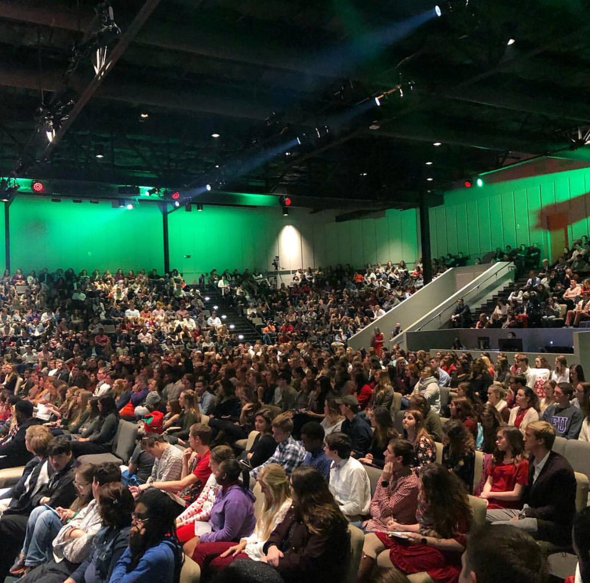 Last night we had a packed house and left with full hearts as <a href="/louiegiglio/">Louie Giglio</a> reminded us “We’re in the movie... We’re in HIS STORY!”

I love and believe in this generation as they RALLY!

<a href="/newspringrally/">R A L L Y</a> <a href="/newspring/">NewSpring Church</a>
