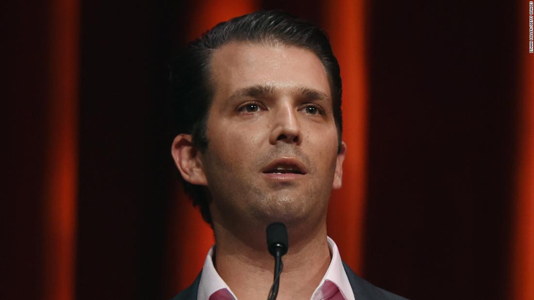 cnnbrk's tweet photo. Donald Trump Jr. says he communicated with White House aide Hope Hicks, not President Trump, on responding to reports of his 2016 Trump Tower meeting https://t.co/eqfYv1sP3M https://t.co/4isoNpugNl