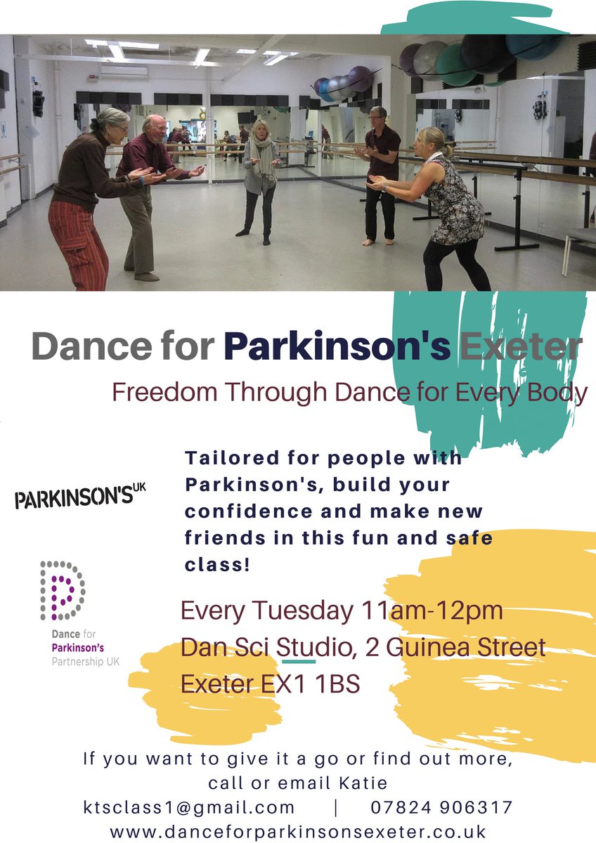 GFNExeter's tweet image. We had a fantastic first gig night helping Dance for Parkinsons via @Ktsclass1 with their new poster! @g00dfornothing @BTPcafes
