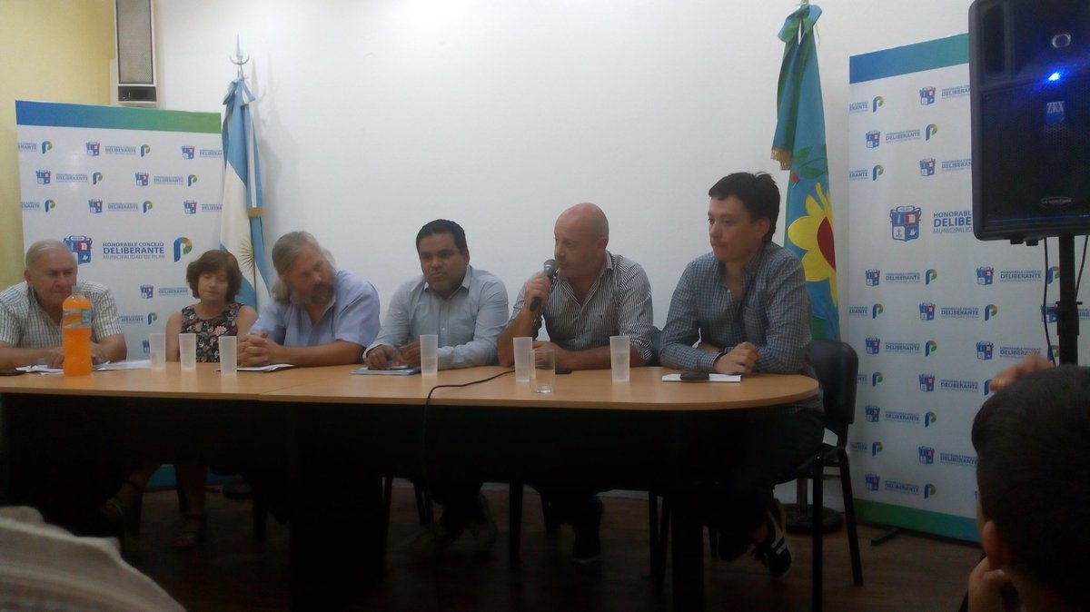 <a href="/CholoAncona/">Eduardo Ancona</a> defensor adjunto de la bs As. 
En la rendición anual del observatorio de DDHH municipal <a href="/JPTrovatelli/">Juan P. Trovatelli</a> @JuanLunaPilar <a href="/LuciaRansenberg/">Lucía Ransenberg</a>