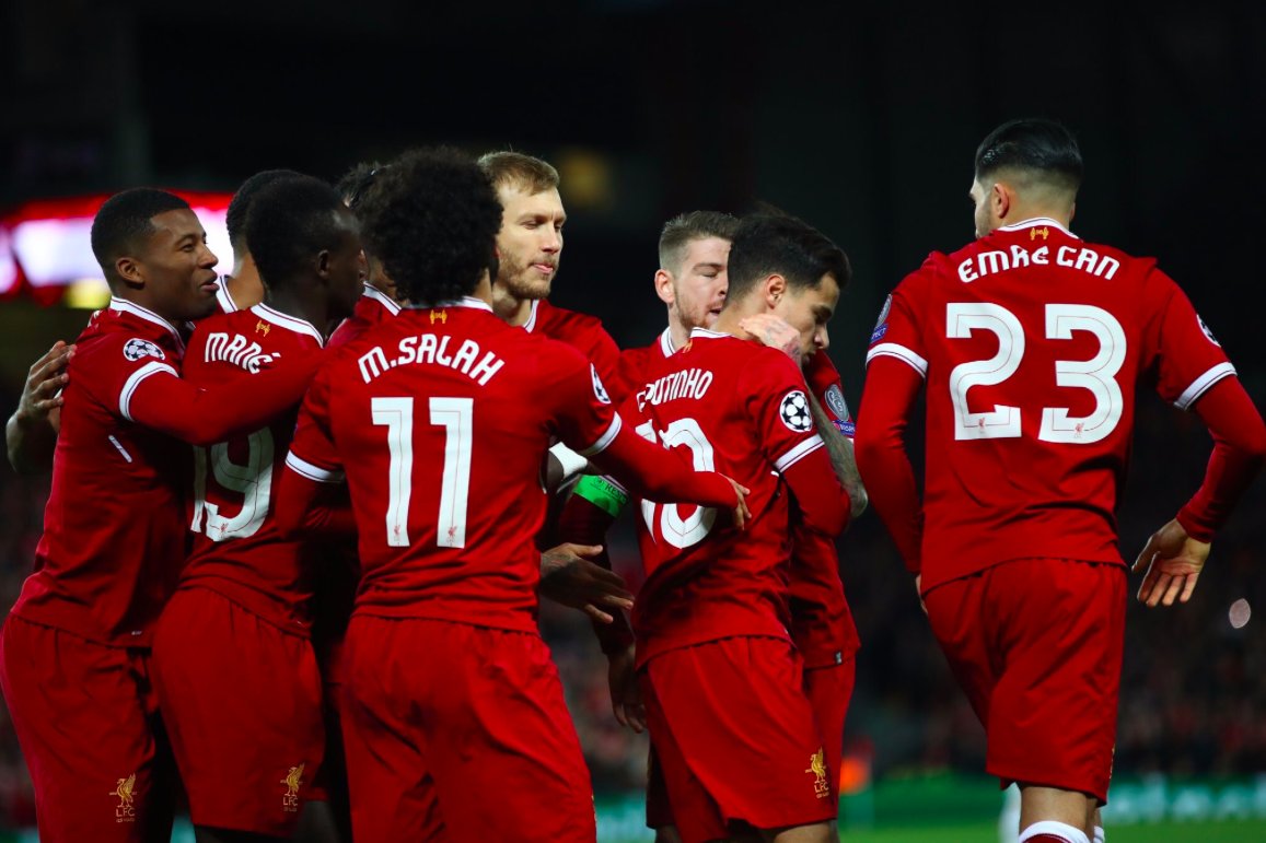 Sadio Mane Roberto Firmino Philippe Coutinho Mohamed Salah 2017