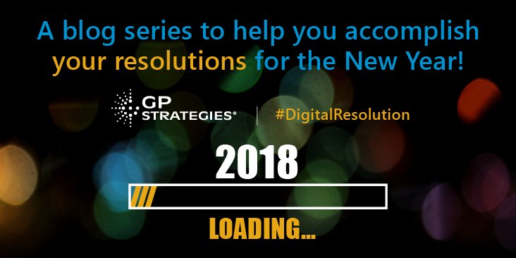 gpcorp's tweet photo. Follow our #DigitalResolution blog series for 10 resolutions that are on the minds of learning professionals! https://t.co/HzoP3d5J1l https://t.co/Wmi9Lf3kuF