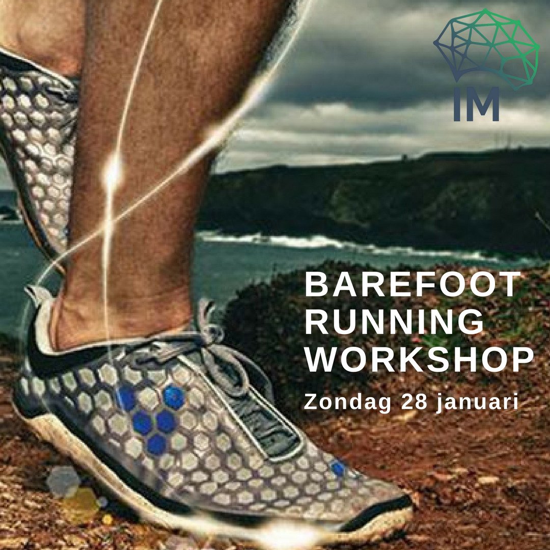 Barefoot Running Workshop, 28 januari. intelligentmotion.be/nl/workshops/d…