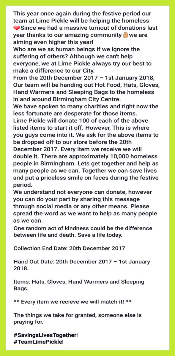 Great stuff from <a href="/Lime_Pickle1/">Lime Pickle</a> 👏👏👏