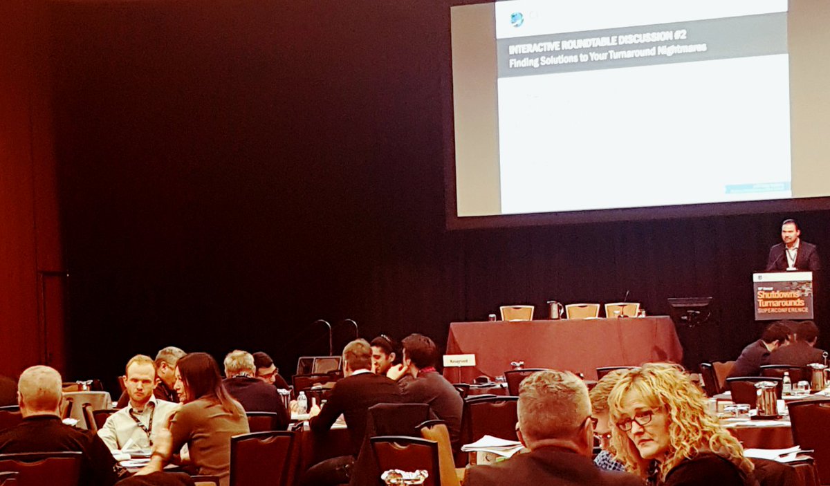 CI_Industrial's tweet photo. Interactive roundtable discussion #2: Finding solutions to your Turnaround nightmares | #ShutdownsCAL https://t.co/yYxEmgZAQi