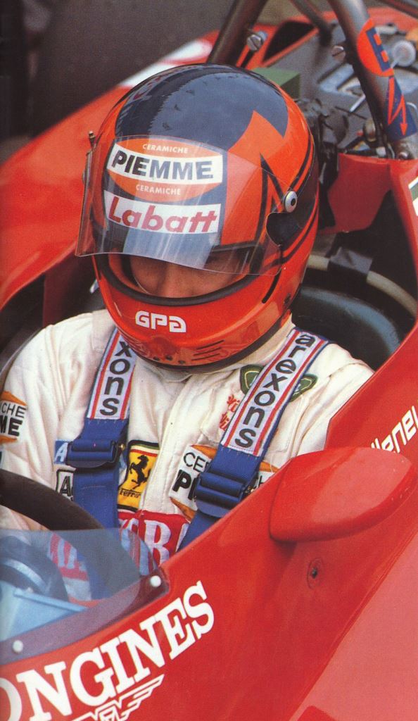 NoSpeedLimit_it's tweet photo. #FerrariFormula1 #ScuderiaFerrari #GillesVilleneuve at the practice for the #BelgiumGP 1982 @CircuitZolder where he died in a225 km/h crash caused by a collision with the #MarchFormula1 of #JochenMass https://t.co/fxQCoYqqsT