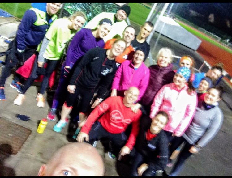 PulseTriClub's tweet image. Well done to everyone who braved the weather for #trackwednesday 🏃🏻‍♂️💨 special mention to Hugh for the photography “skills” 🙈😂 #gopulse #lovethisshit