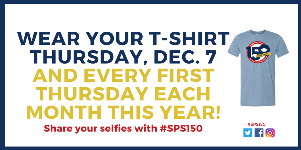 officialSPS's tweet photo. Hey #TeamSPS! π£ Wear your #SPS150 T-shirt tomorrow! Help spread the word with a RT. https://t.co/Of2TSUV7Wa