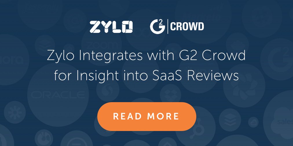 echristopher's tweet image. We partnered up with @G2Crowd!  Now access over 250,000 reviews right inside Zylo powered by the leading business solution platform.