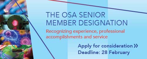 OpticaWorldwide's tweet image. #OSASeniorMember applications are due by 28 February. Learn more about the benefits of OSA Senior Membership at ow.ly/NaJy30h3PMc