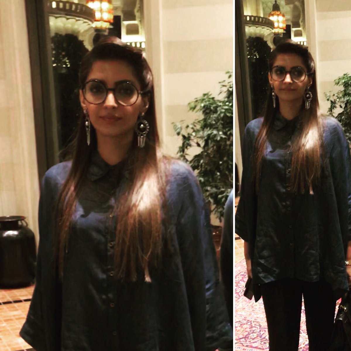 anoktanet's tweet image. مع النجمة الهندية #SonamKapoor #DIFF17