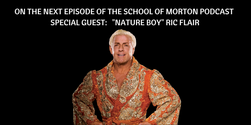ScottyIsOn's tweet photo. Let me tell you... there is only one @RicFlairNatrBoy. He has a blast with us on tomorrow's School of Morton Podcast. Co-hosted by WWE Hall of Famer @RealRickyMorton and myself.  

We talk advice for life, wrestling, and more.  
Free at https://t.co/F357EtbBck

#ThankYouRicFlair https://t.co/g7v9rykiZx