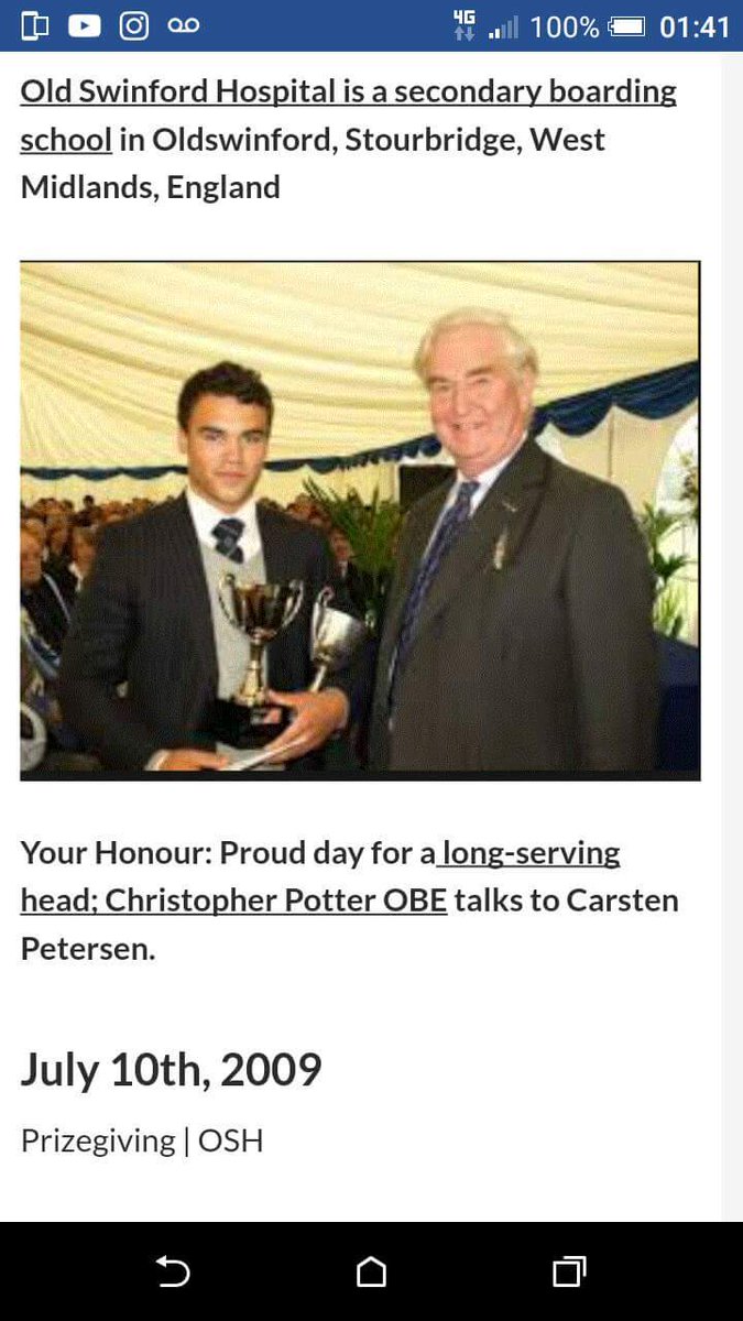 StephenCook68's tweet image. Just one of the establishment's seemingly untouchables
Ex Govt boarding school headmaster @OSH_SCH child abuser Christopher Potter OBE for services to education