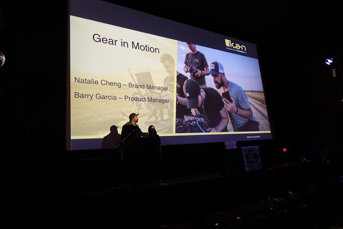 ikancorp's tweet photo. Natalie and Barry talking to filmmakers at Masters In Motion in Austin - @shooteditlearn! We're excited to have been able to show everyone gear such as the DS2-A gimbal, the Atlas AX20 monitor, and so much more.
#MIM2017 https://t.co/krKQG4VA9n