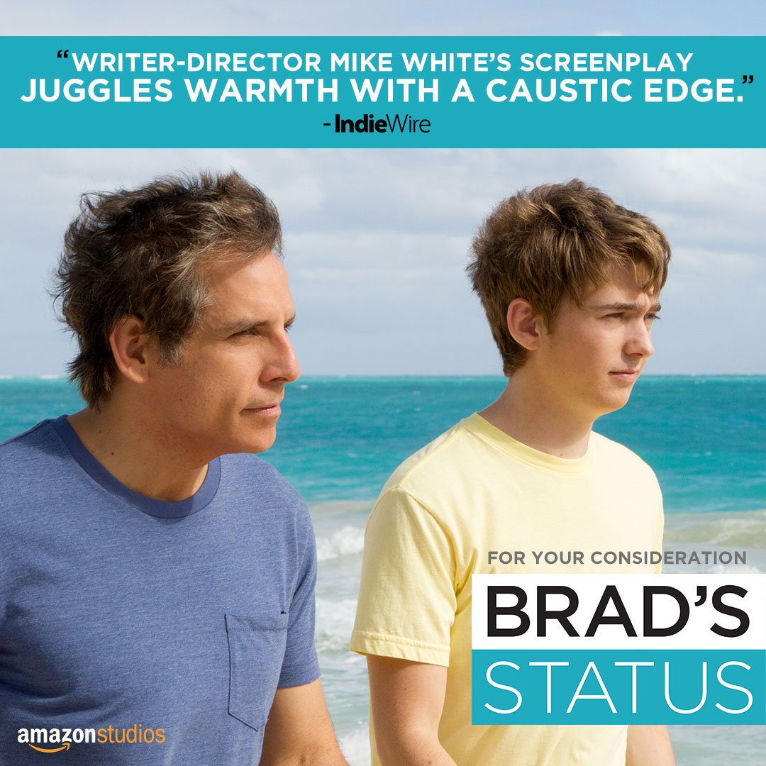 #BradsStatus - preparing for awards season. For your consideration.