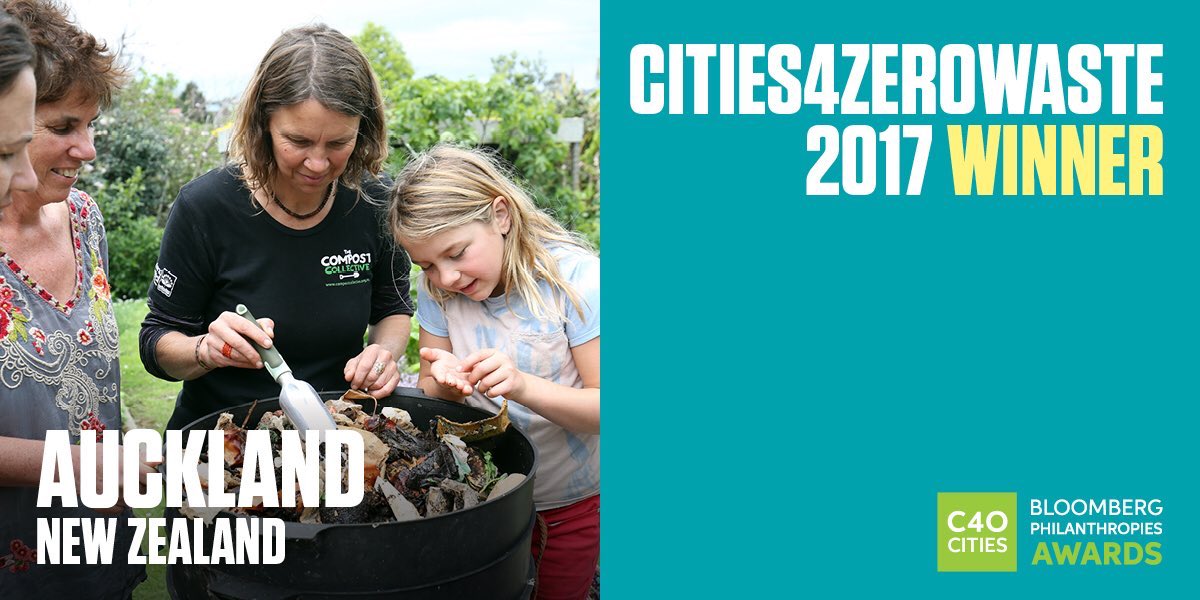 Auckland takes out global waste minimisation award i.stuff.co.nz/auckland/99535… #zerowaste #globalwaste #cities4zerowaste