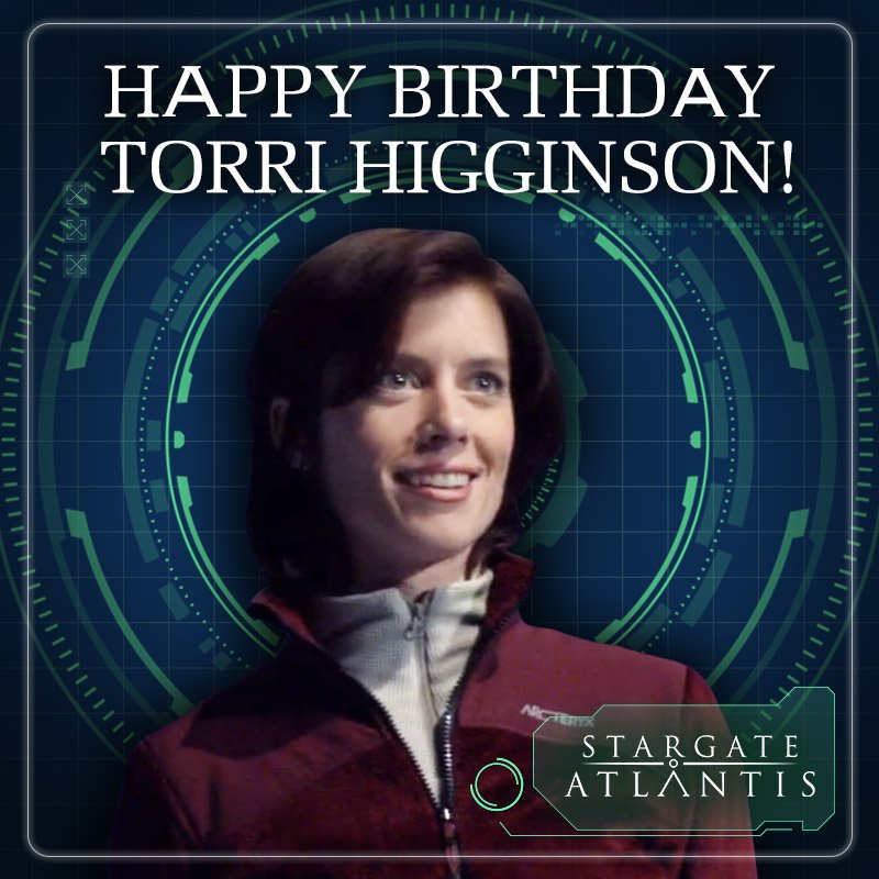 Happy birthday Torri Higginson! 