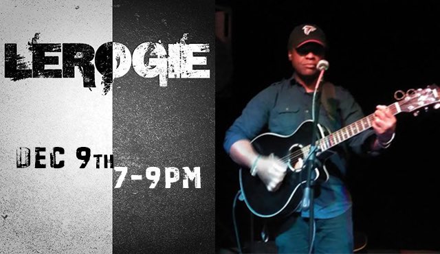 An acoustic evening with Lerogie featuring covers and original music. #jailhousebrewing #gabeer