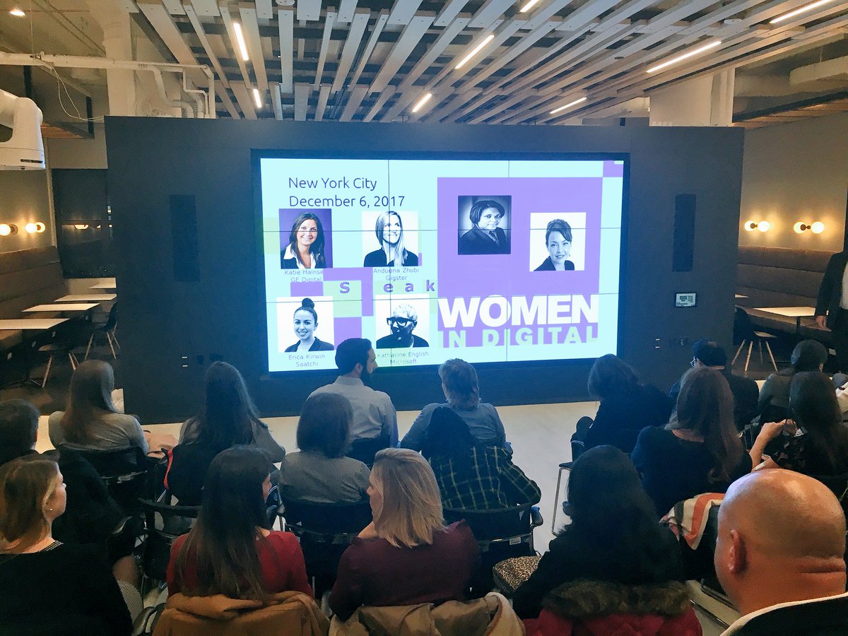 Great first talk given by <a href="/rikamarien/">Rika Nakazawa</a> at Capgemini’s #womenindigital event ! #womenlead <a href="/CapgeminiNA/">Jason Curry</a>