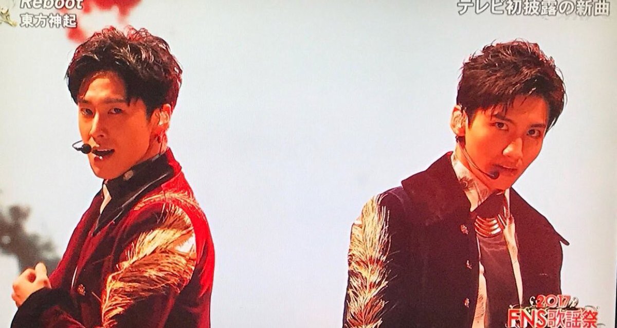 lovenho206's tweet image. #FNS歌謡祭東方神起  
カッコよさと美しさを際立たせてくれた衣装担当さんとヘアメイクさんに臨時ボーナス差し上げたいぐらい💝
どの衣装も本当に素敵でした✨

#Reboot東方神起 
#ユノ
YUNHO from 東方神起 Burning Down